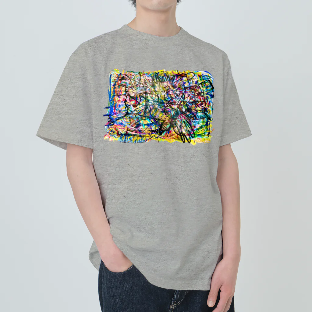 mikoのはみ出しモンスター Heavyweight T-Shirt