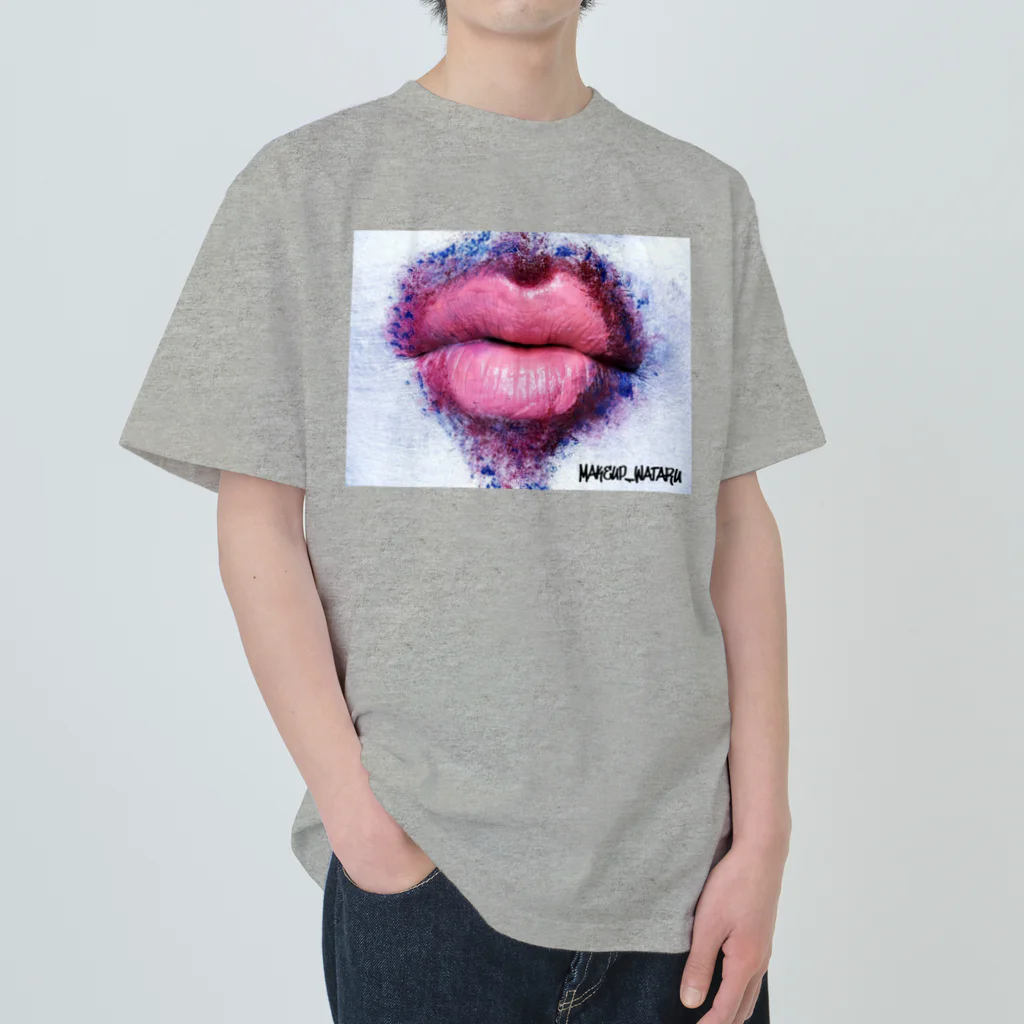 Makeup WataruのHeart Heavyweight T-Shirt