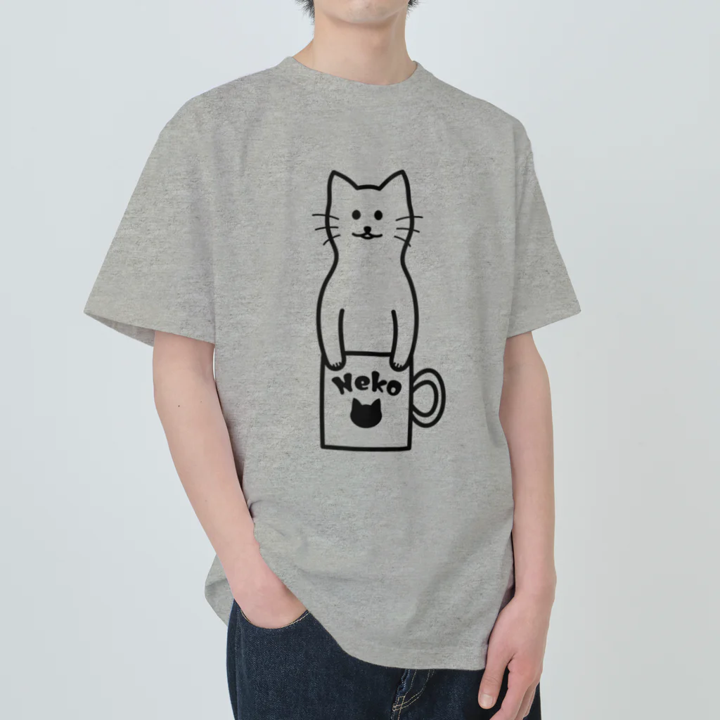 TGTの【猫コップ】 Heavyweight T-Shirt