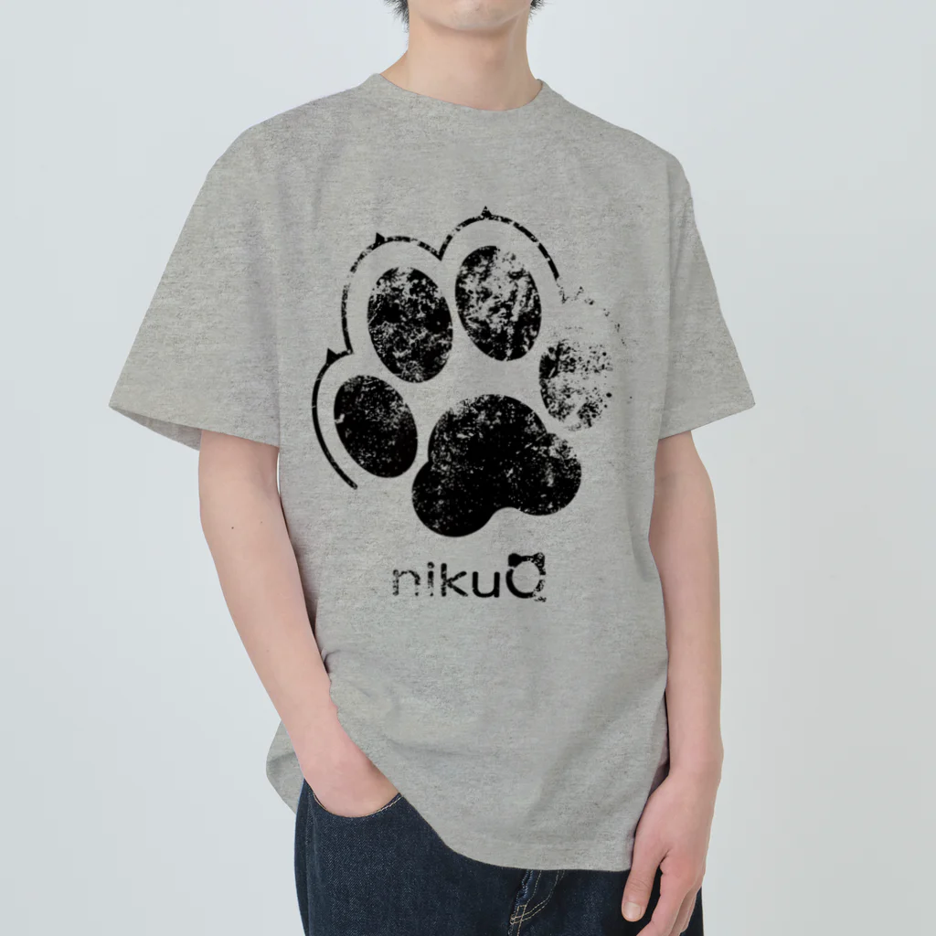 WebArtsの肉球をモチーフにしたオリジナルブランド「nikuQ」（犬タイプ）です Heavyweight T-Shirt