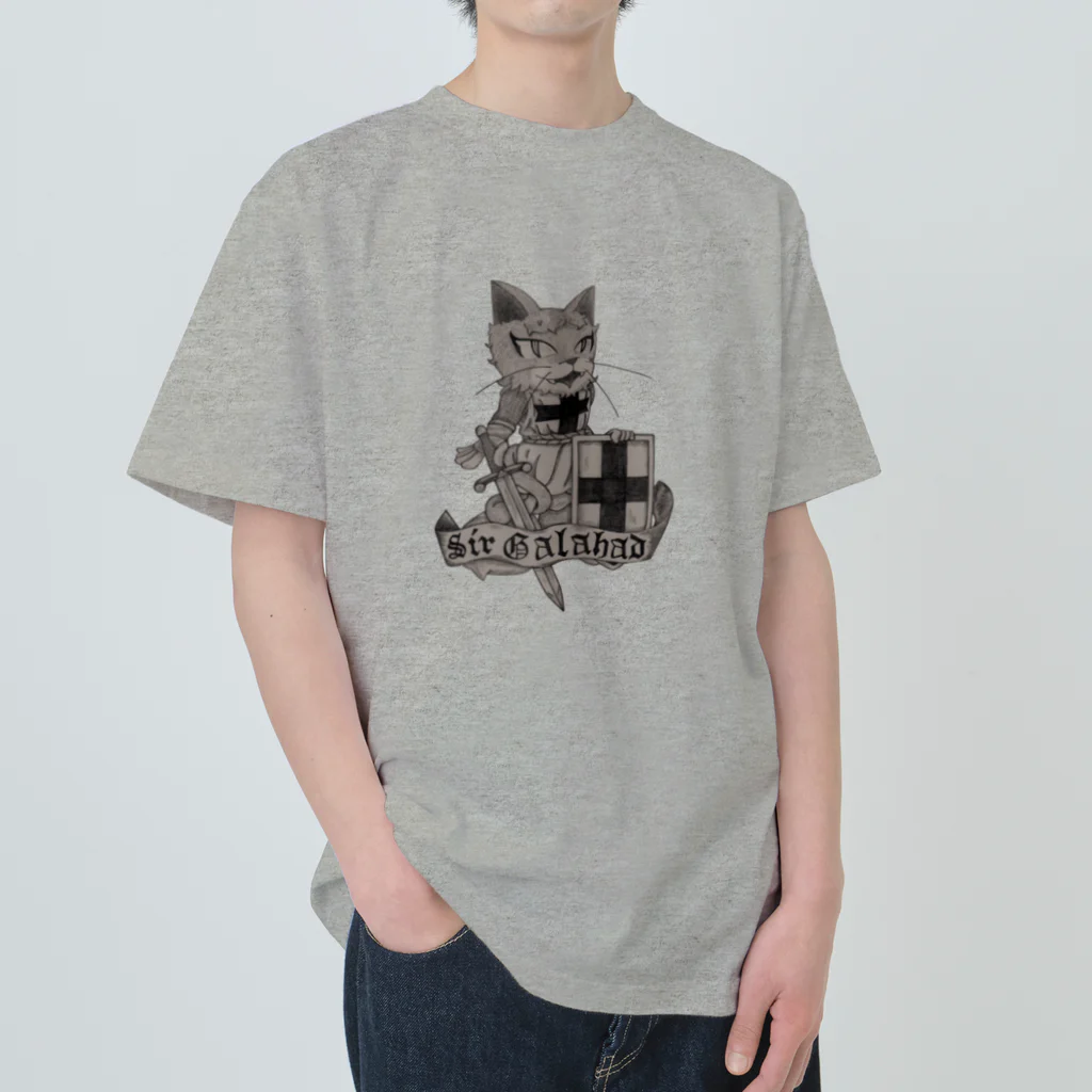 AXL CATのガラハッド (AXL CAT) ヘビーウェイトTシャツ