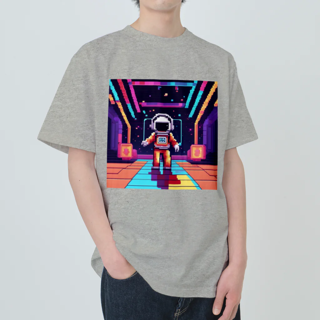 jsaofsjofaakoの宇宙船の中のダンスフロア Heavyweight T-Shirt