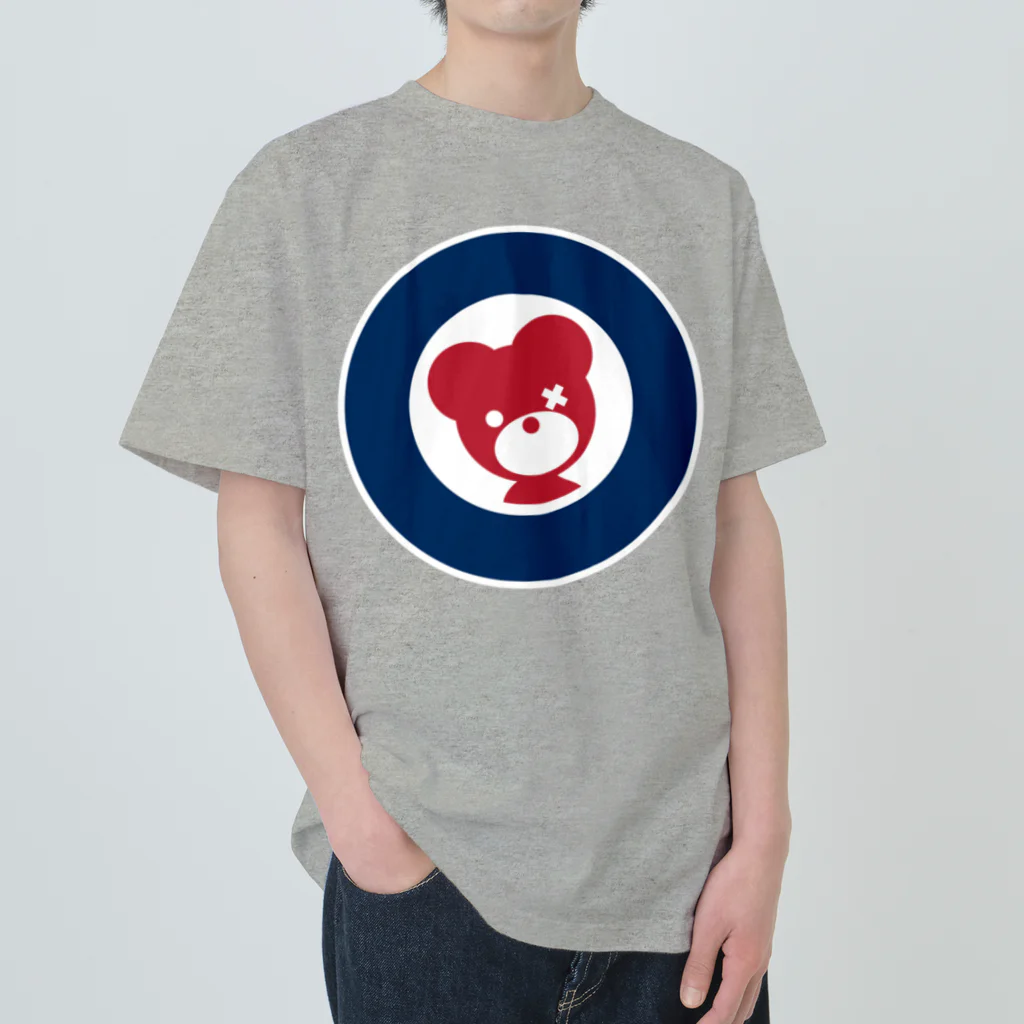 ROYAL BEAR FORCEのRoundel (Royal Bear Force) ヘビーウェイトTシャツ