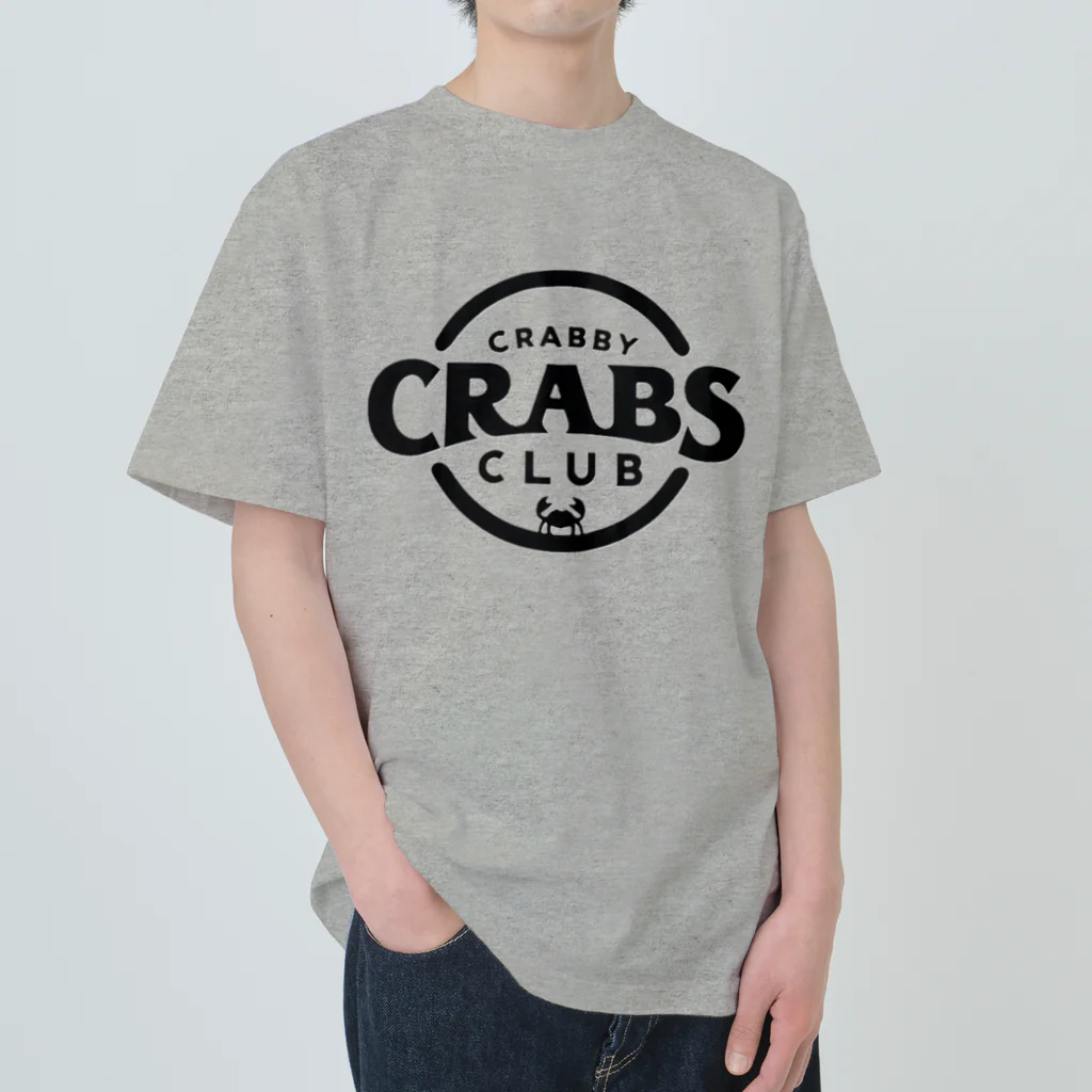 MatrixSphereのCRABBY CRABS CLUB シンプルロゴ ヘビーウェイトTシャツ