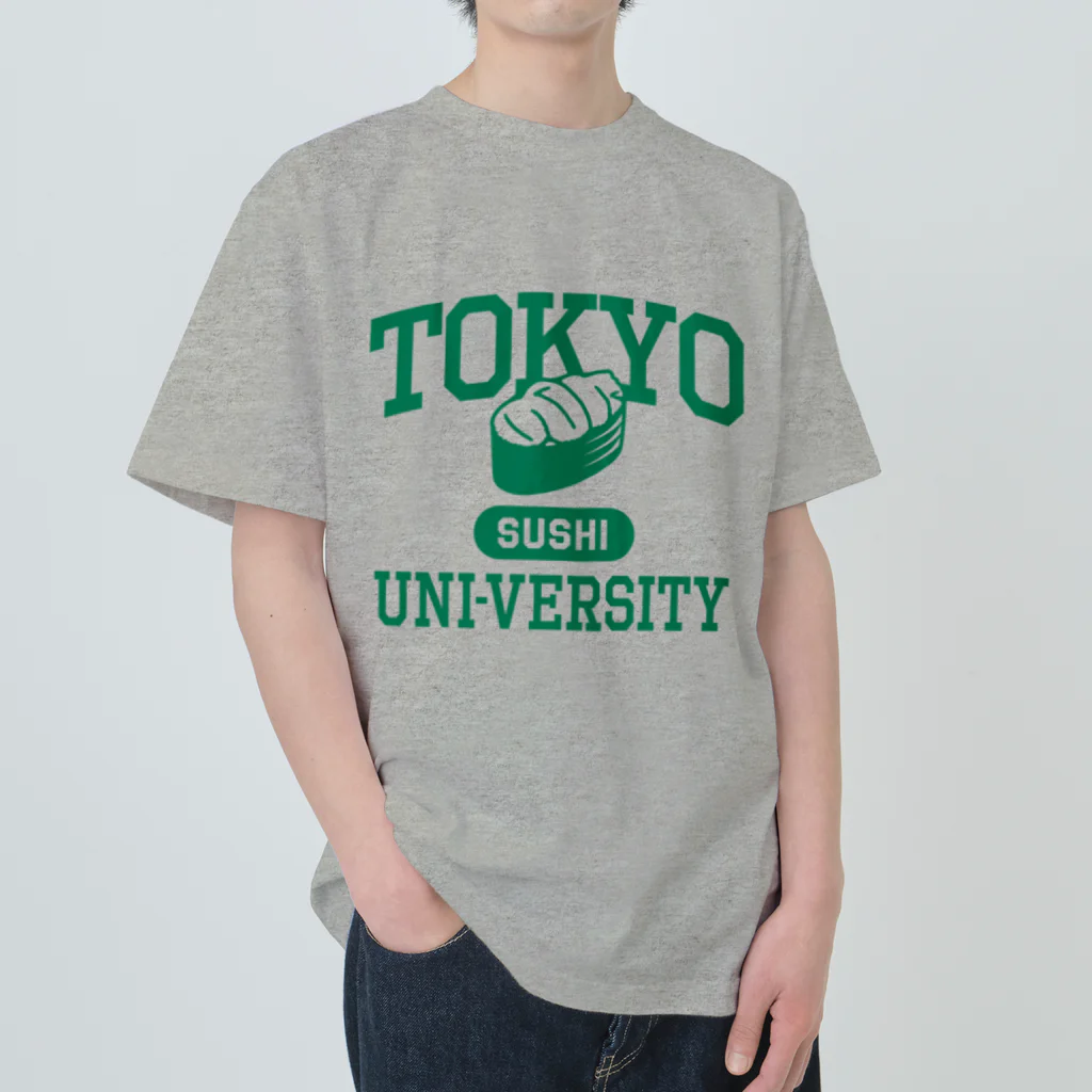 9bdesignのトーキョー・スシ・ウニバーシティ Tokyo Sushi Uni-versity ヘビーウェイトTシャツ