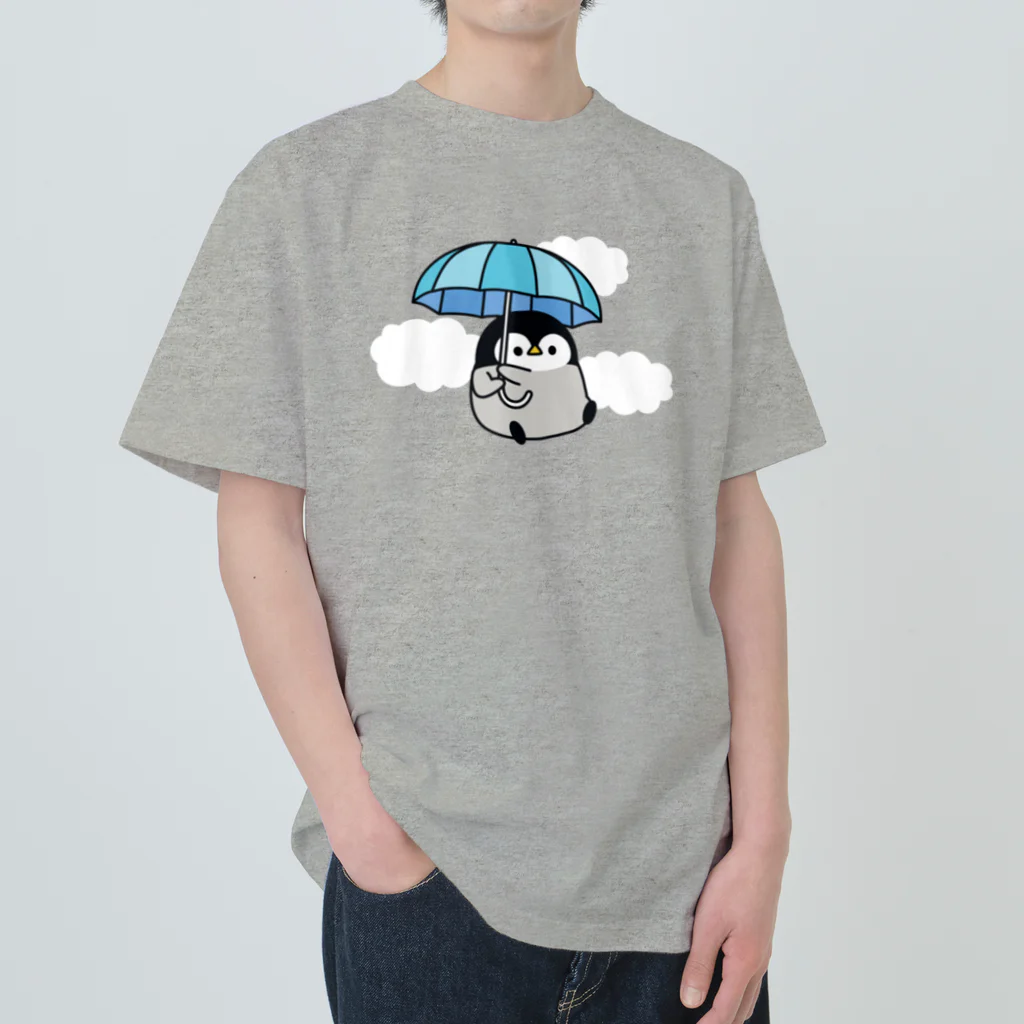 DECORの心くばりペンギン　雨の日ver. Heavyweight T-Shirt