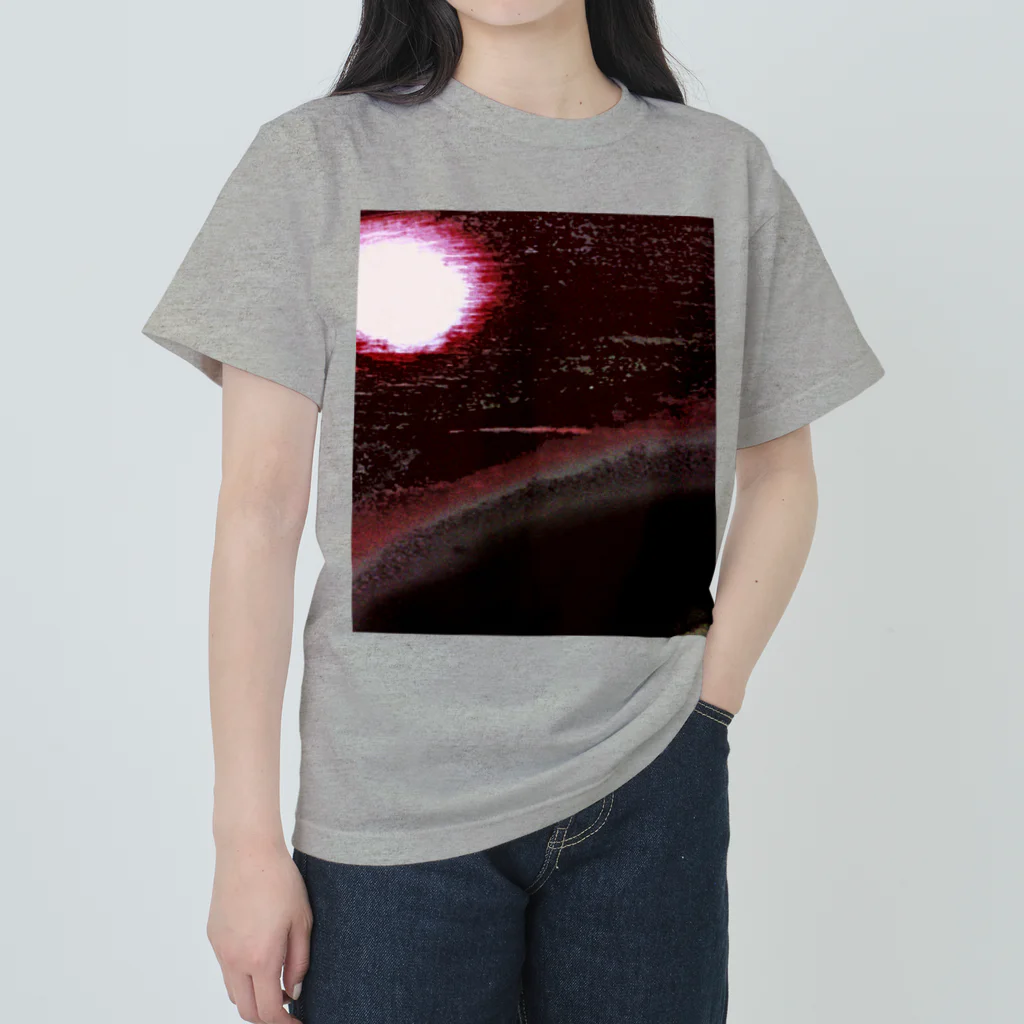 幻覚の赤色 ヘビーウェイトTシャツ