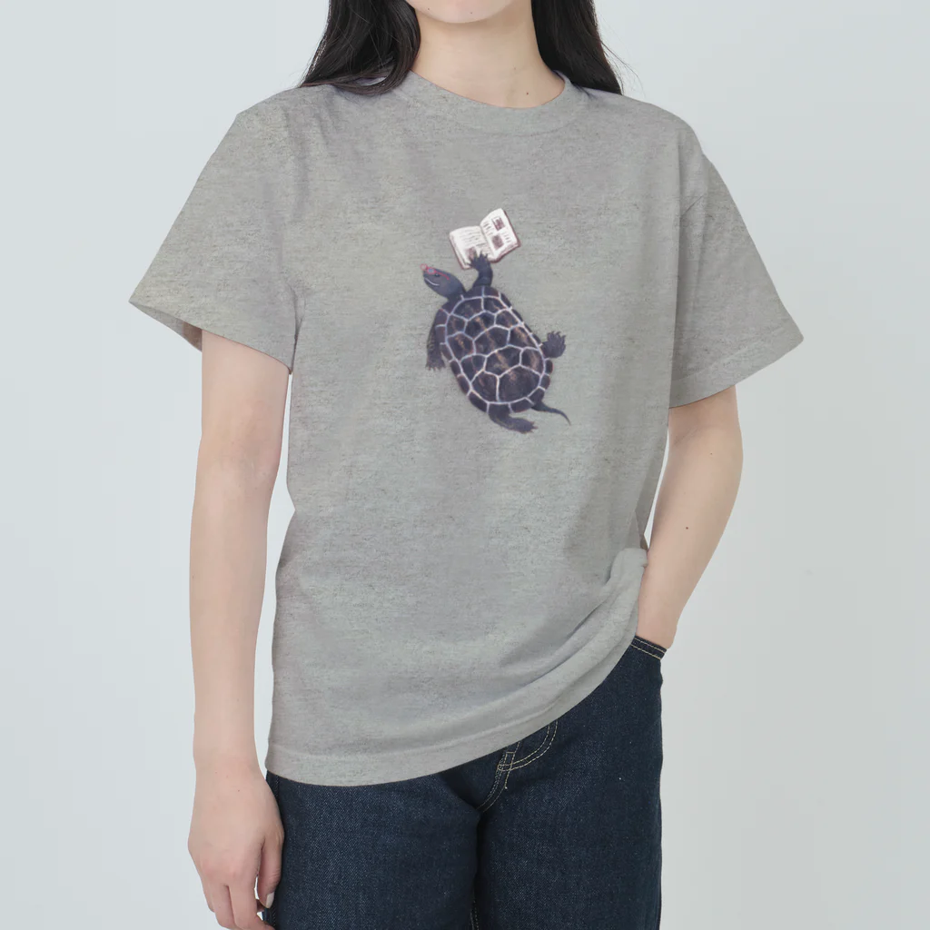 めろんぽっぷのお店だよの卍ポーズのクロクサくん Heavyweight T-Shirt