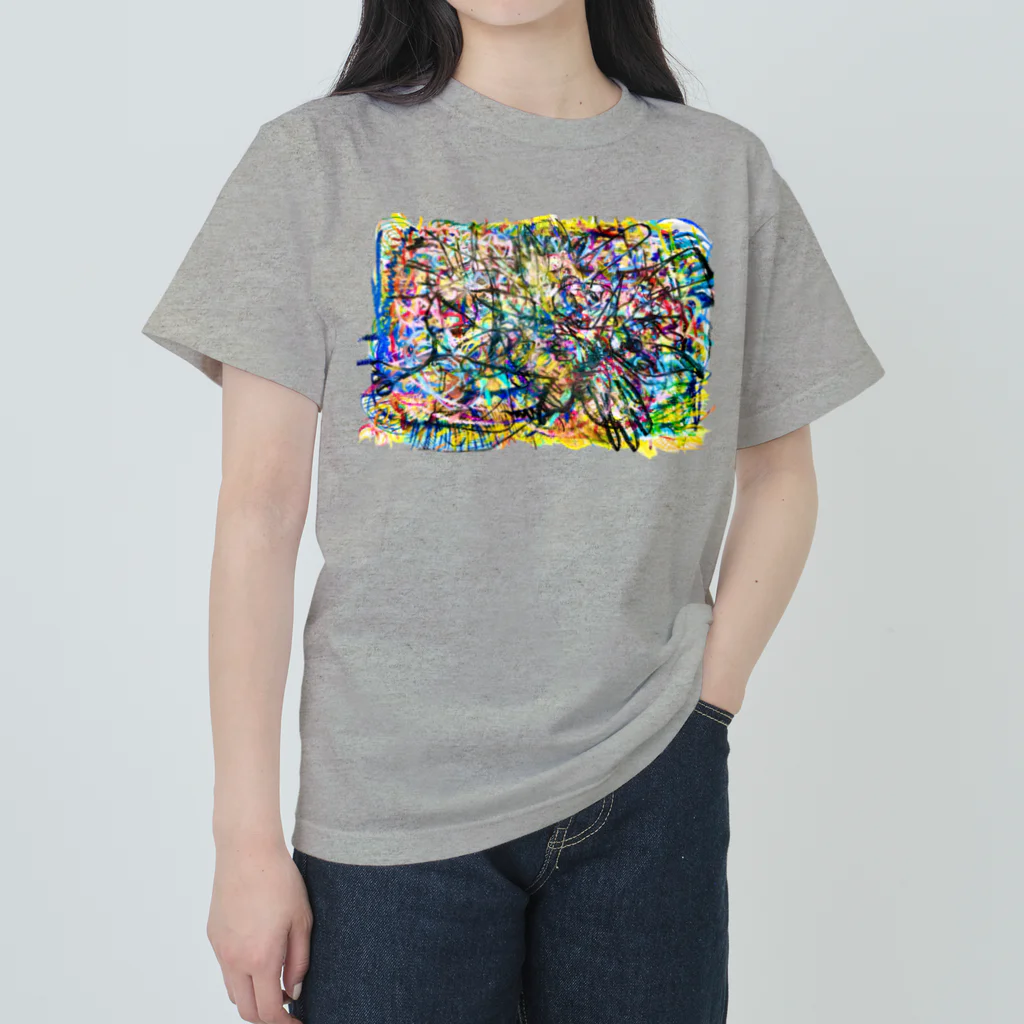 mikoのはみ出しモンスター Heavyweight T-Shirt