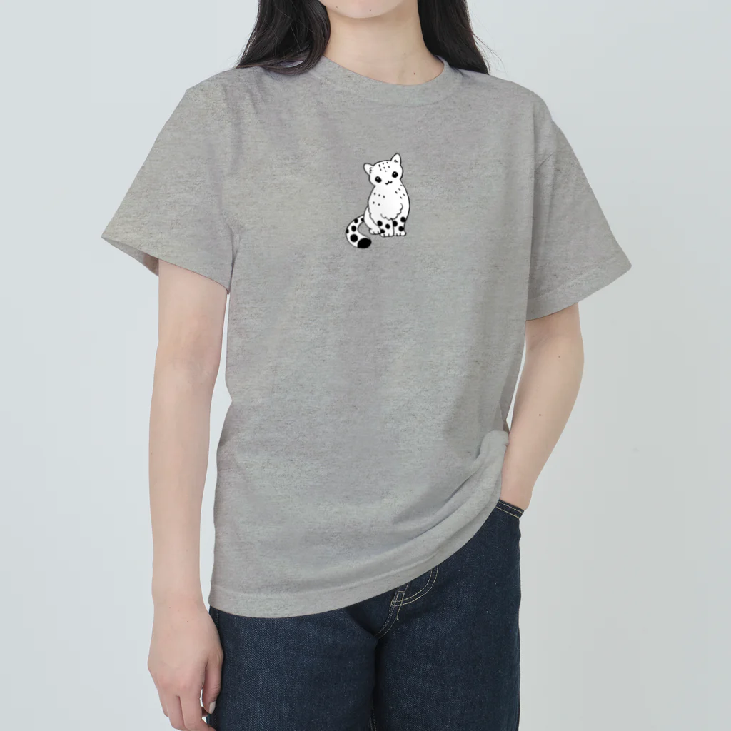 かすみきりん☻のユキヒョウ ヘビーウェイトTシャツ