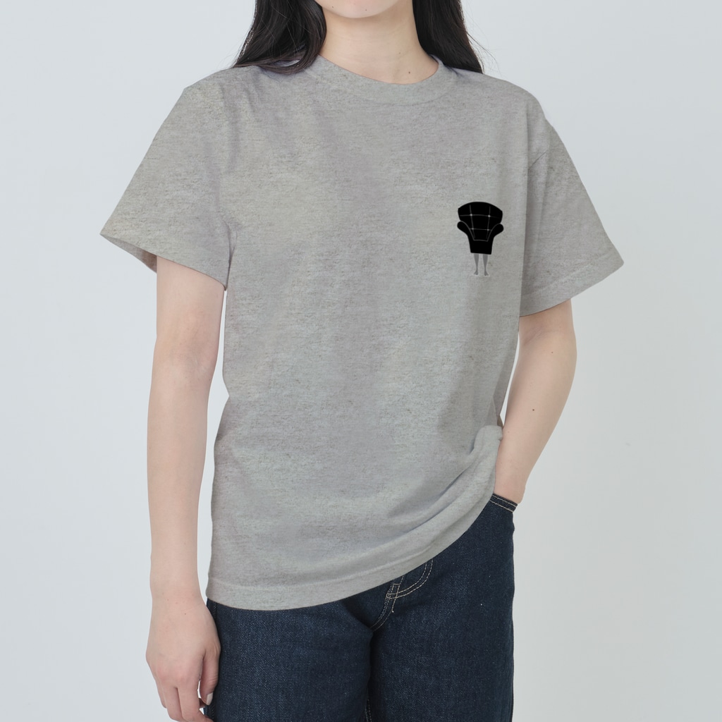 dougaseiseitokoroの足の生えた椅子 Heavyweight T-Shirt