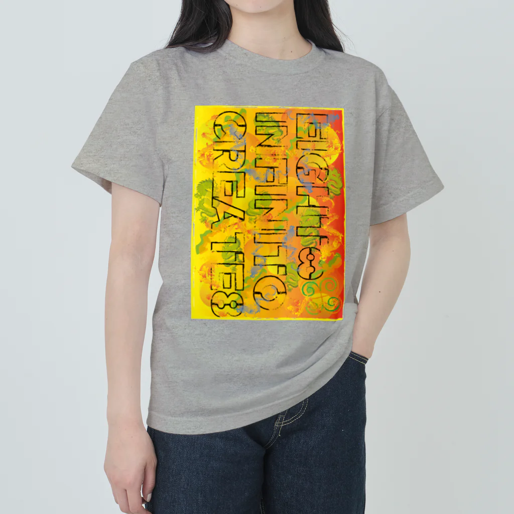 eight8infinitoのeic龍 ヘビーウェイトTシャツ