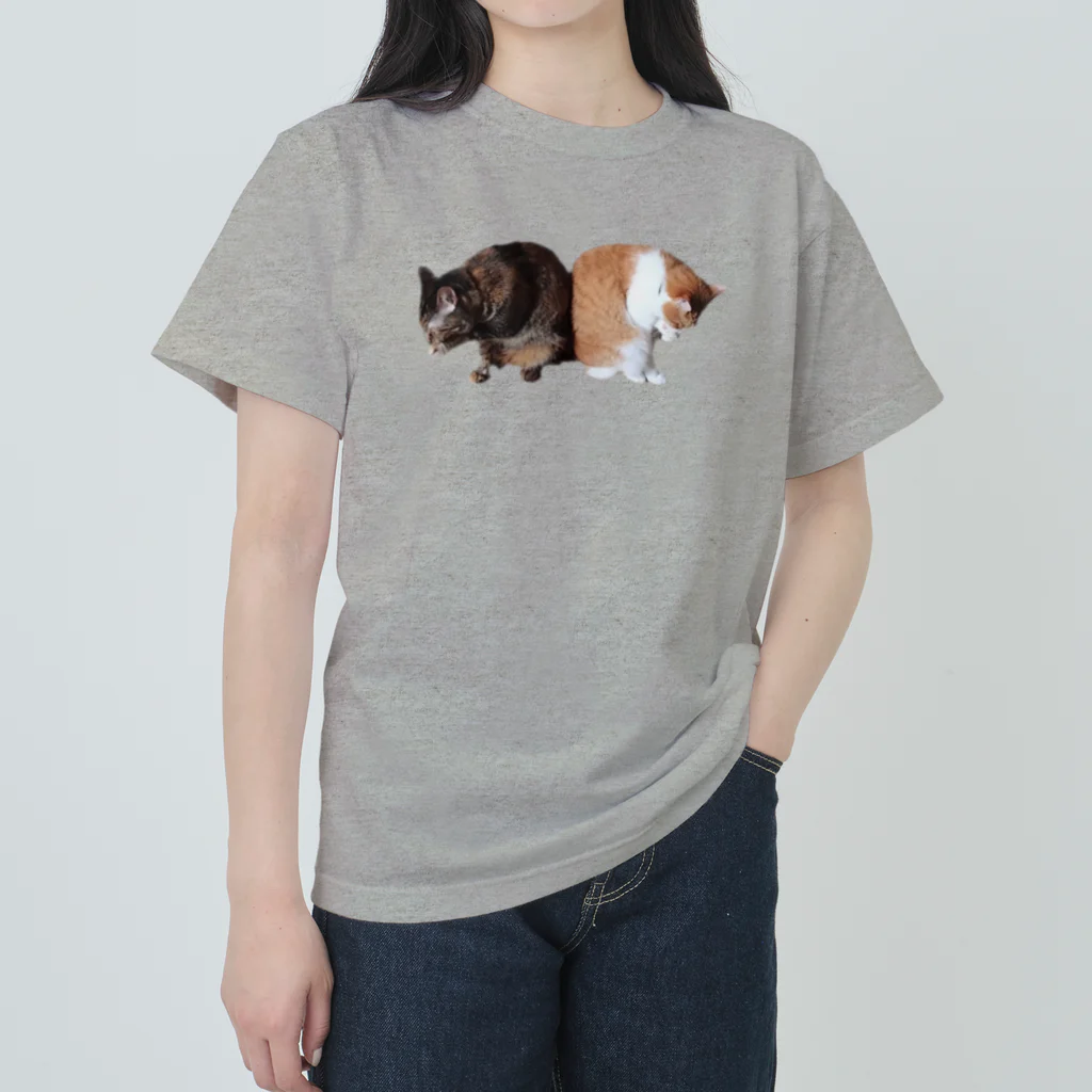 koume-cha-chaの小梅とちゃーさん Heavyweight T-Shirt