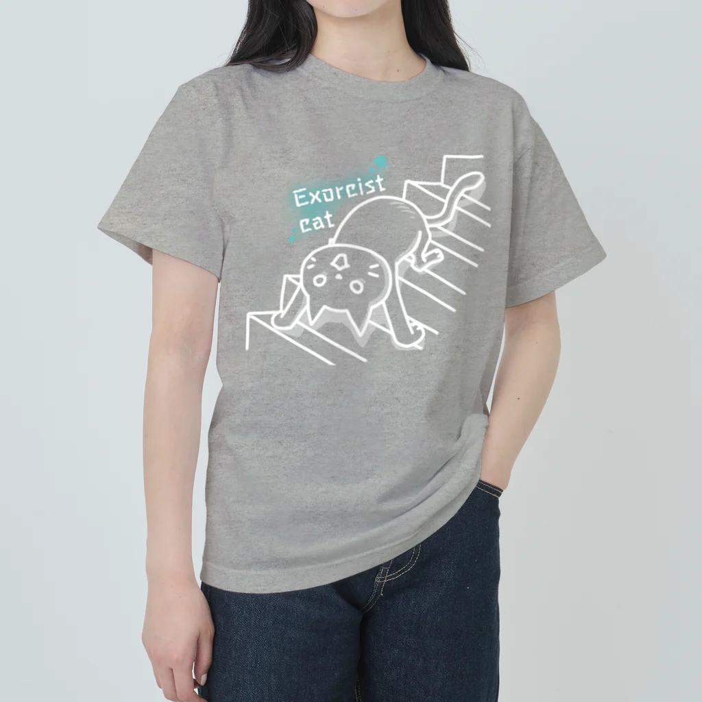 エクササイズ・キャットのエクソシスト キャット ヘビーウェイトTシャツ