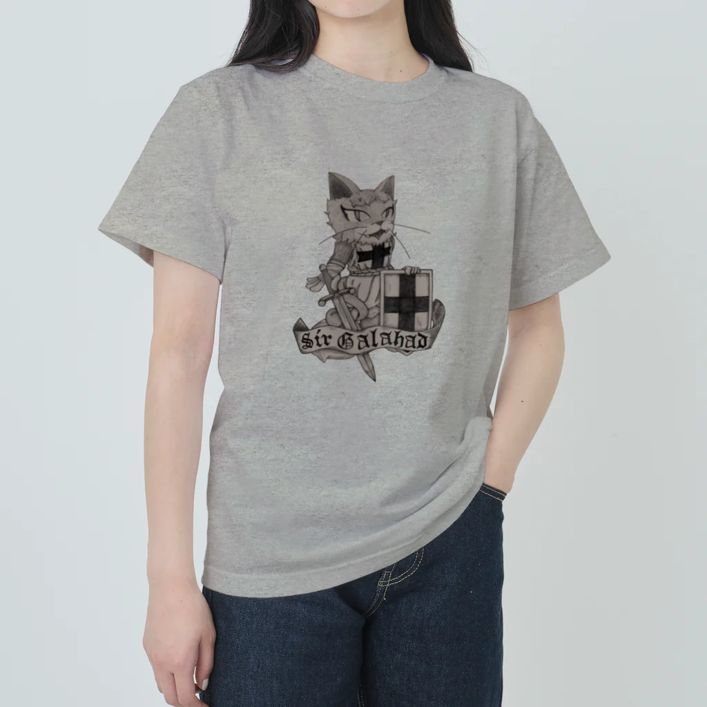 AXL CATのガラハッド (AXL CAT) ヘビーウェイトTシャツ