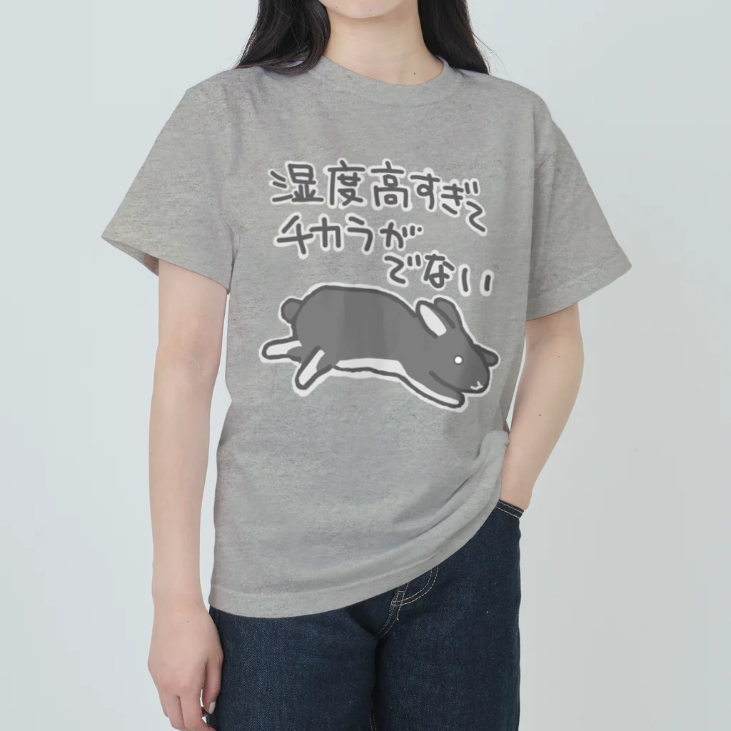 ミナミコアリクイ【のの】の湿度高すぎ【うさぎ】 Heavyweight T-Shirt