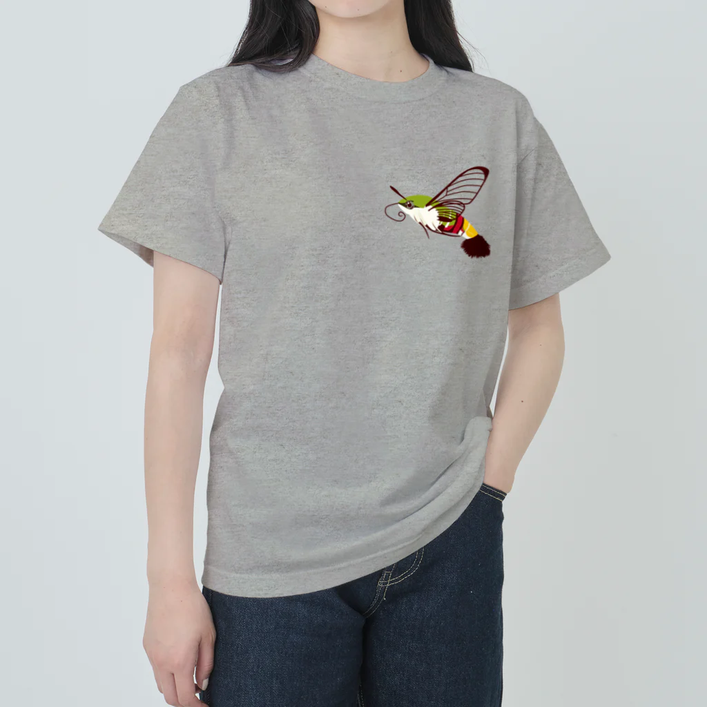 みのじのオオスカシバ ヘビーウェイトTシャツ