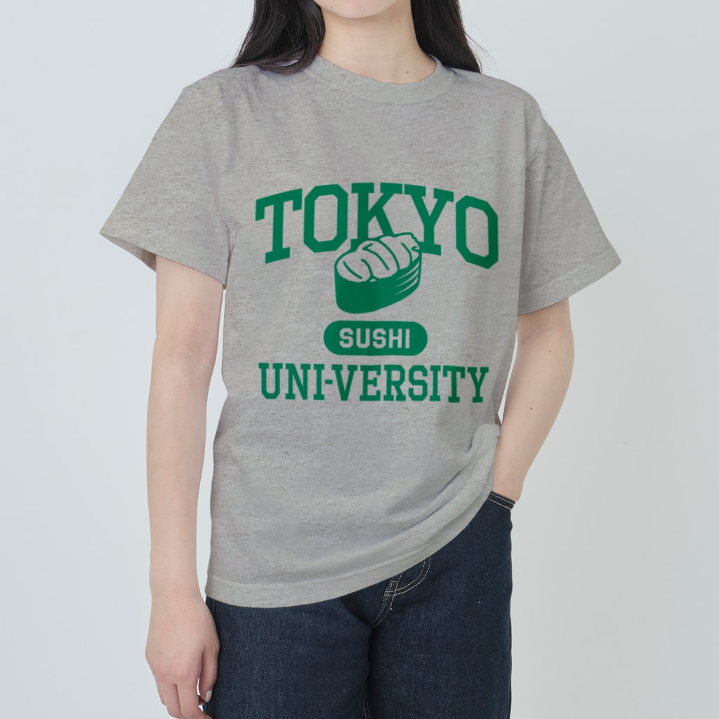 9bdesignのトーキョー・スシ・ウニバーシティ Tokyo Sushi Uni-versity Heavyweight T-Shirt