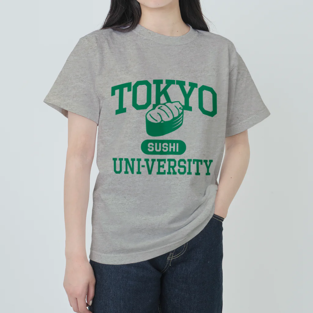 9bdesignのトーキョー・スシ・ウニバーシティ Tokyo Sushi Uni-versity ヘビーウェイトTシャツ