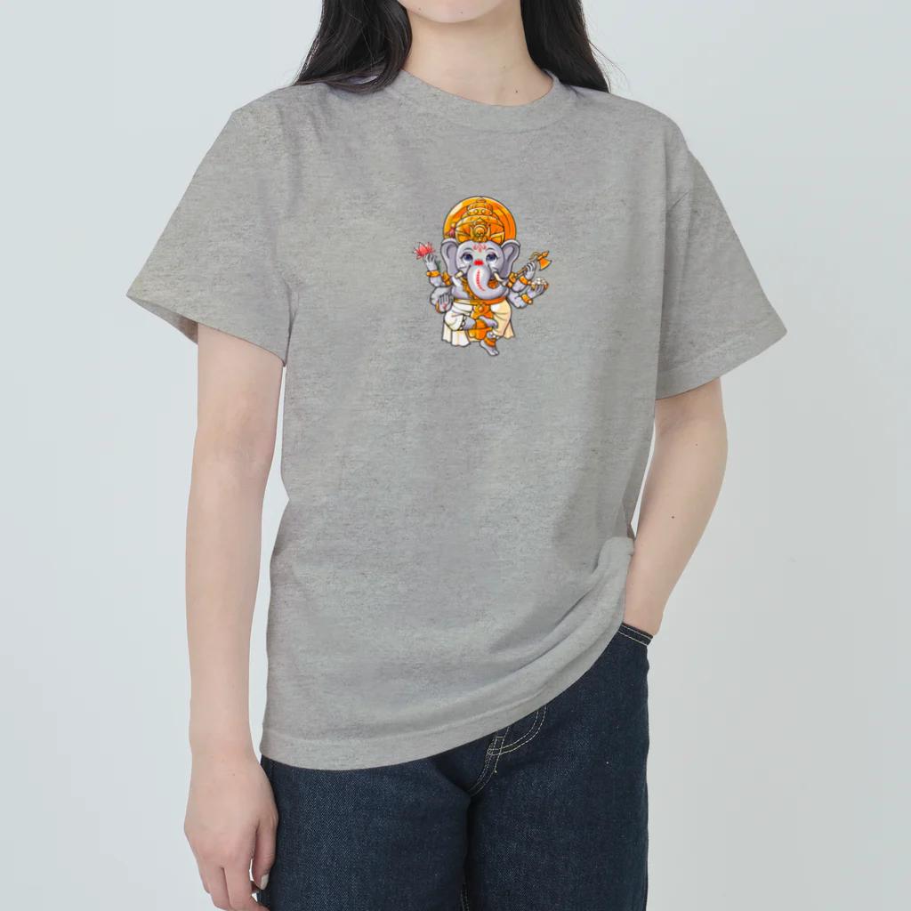 Generousのガネーシャ ヘビーウェイトTシャツ