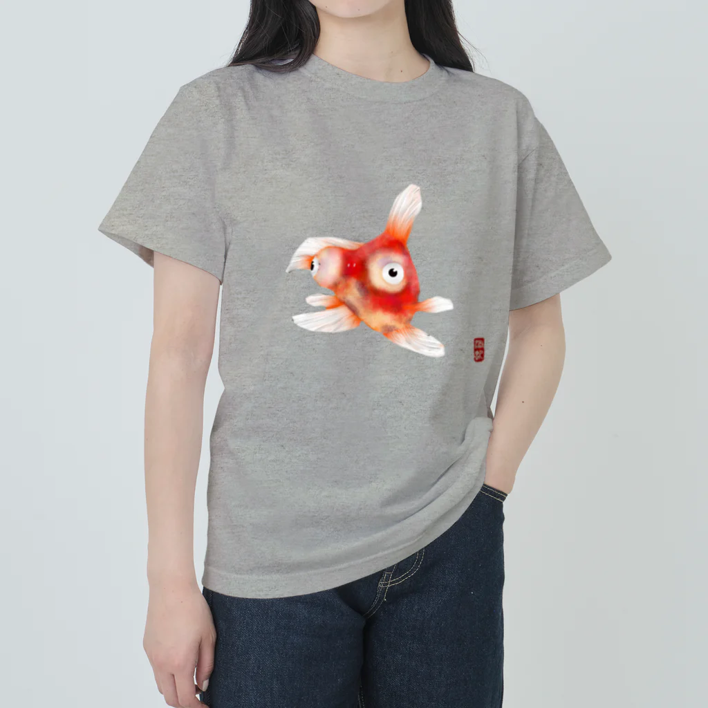 JapaneseArt Yui Shopのデメキン Heavyweight T-Shirt