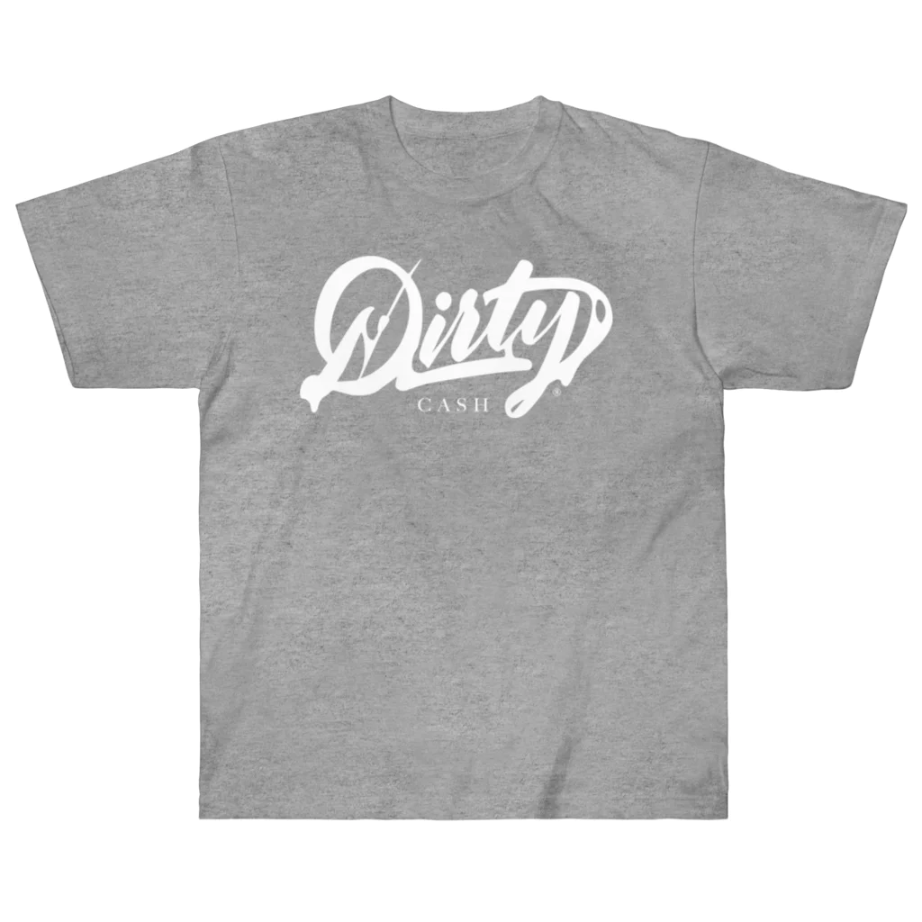 eXchangers_ANNEXのDirty Cash (White) Heavyweight T-Shirt