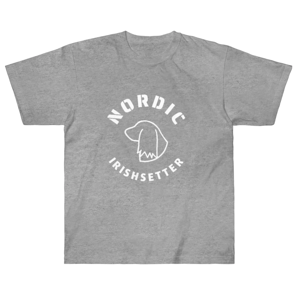 nordic_irishsetterのカレッジロゴ風ノルディック ヘビーウェイトTシャツ