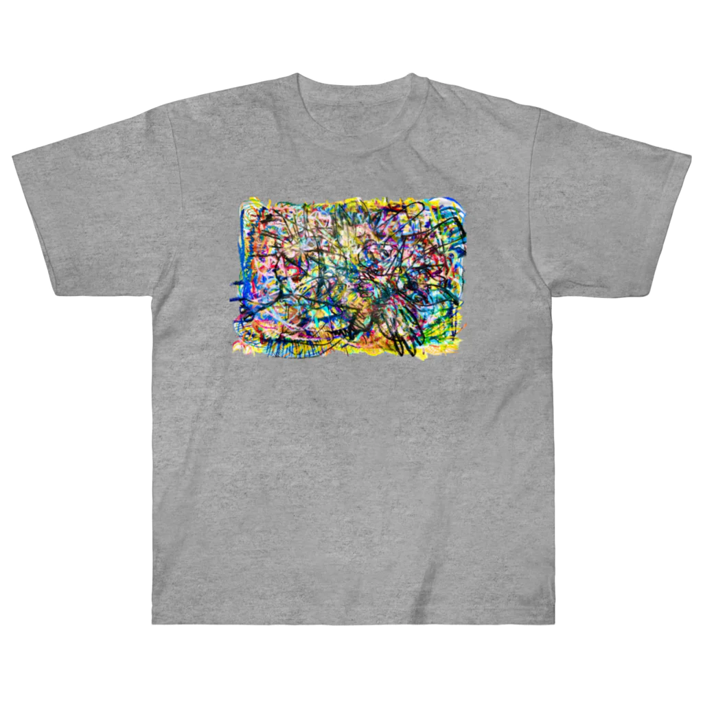 mikoのはみ出しモンスター Heavyweight T-Shirt