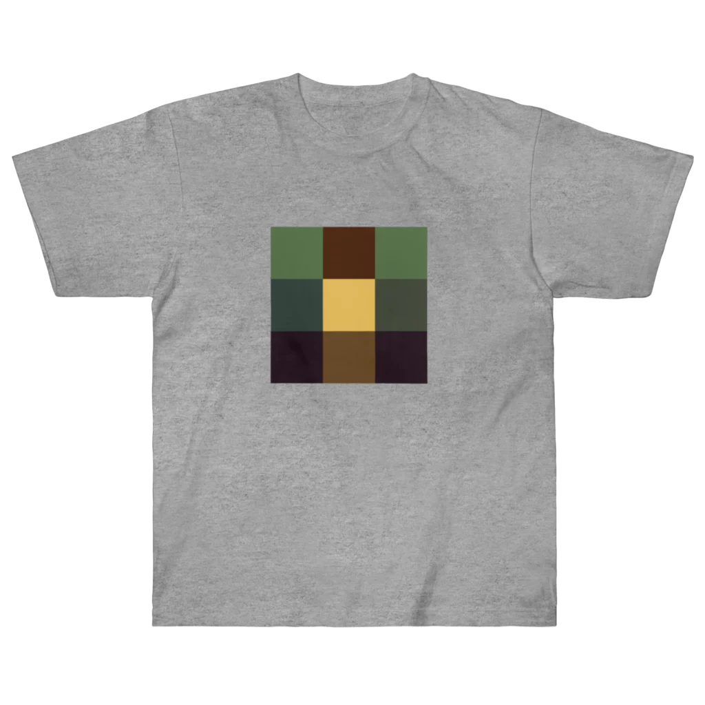 3×3 のドット絵のモナリザ - 3×3 のドット絵 ヘビーウェイトTシャツ