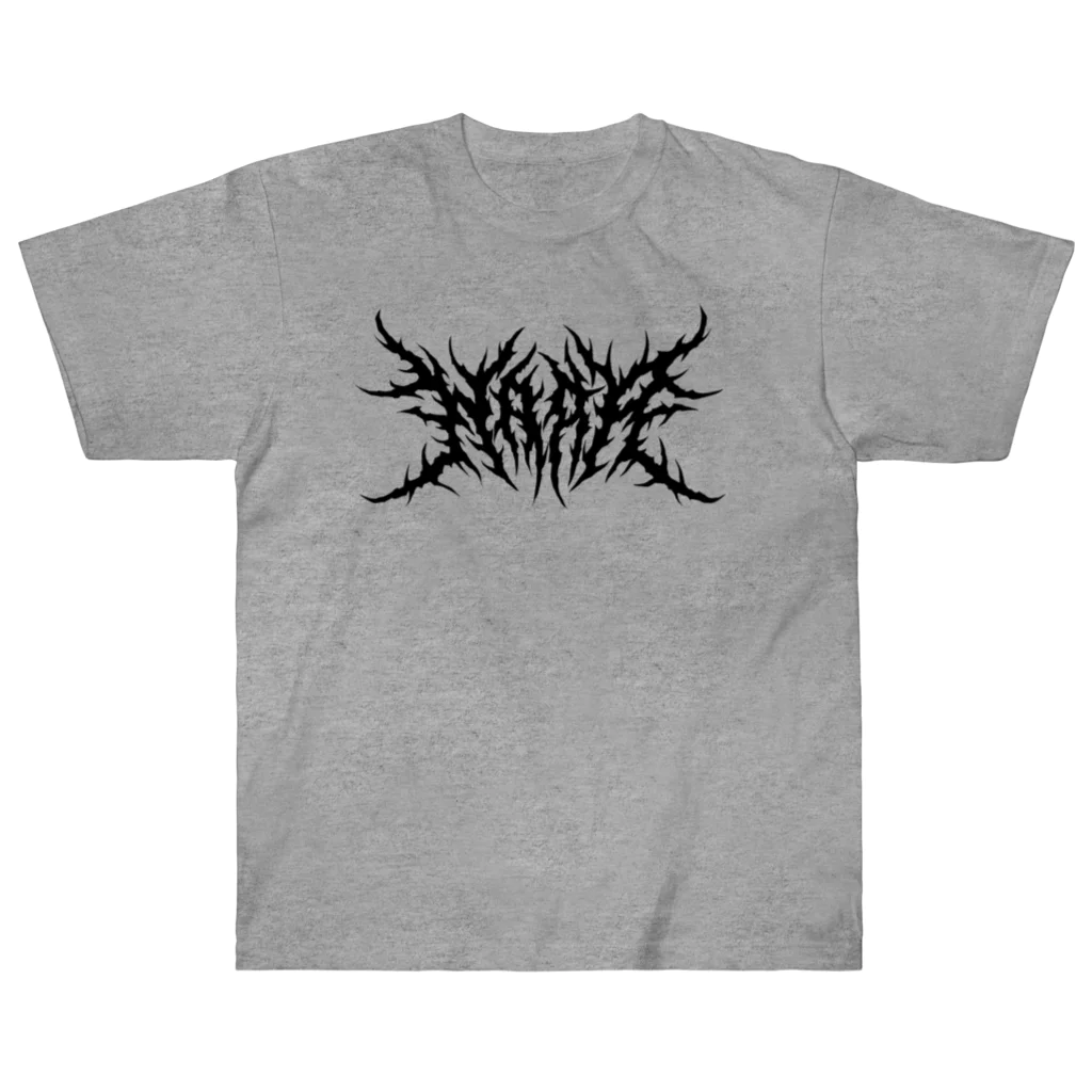 Toshihiro Egawa Artのデスメタル奈良/ DEATH METAL NARA ヘビーウェイトTシャツ