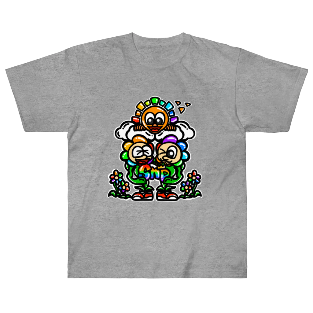 王子のアパレル Snprinceの海波Snpフロントプリント Heavyweight T-Shirt