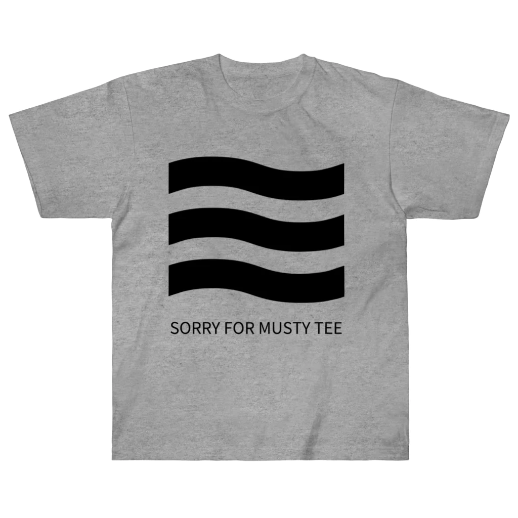 THIS IS NOT DESIGNの生乾き、すみません。SORRY FOR MUSTY TEE Heavyweight T-Shirt