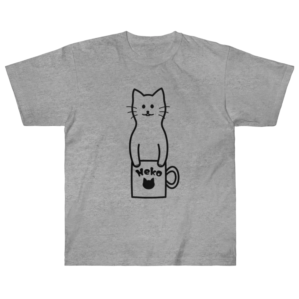 TGTの【猫コップ】 Heavyweight T-Shirt