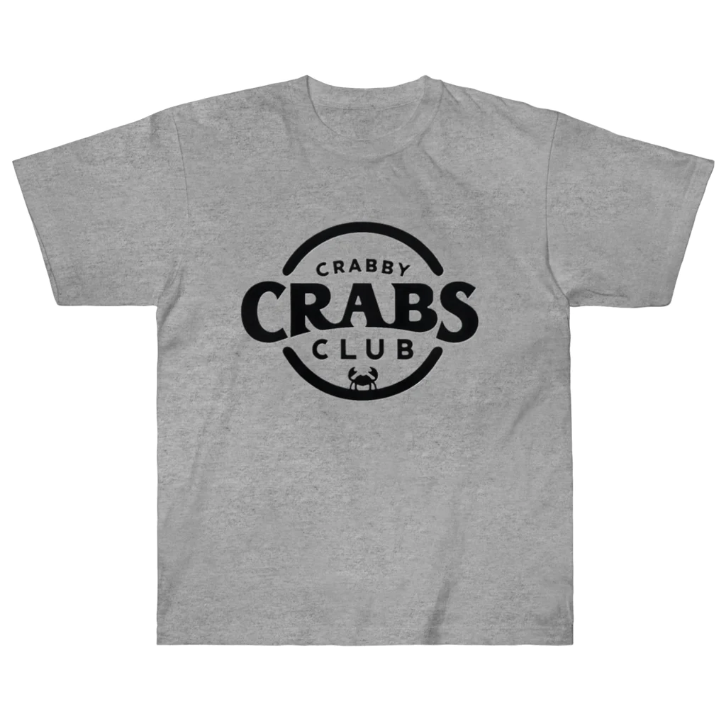 MatrixSphereのCRABBY CRABS CLUB シンプルロゴ ヘビーウェイトTシャツ