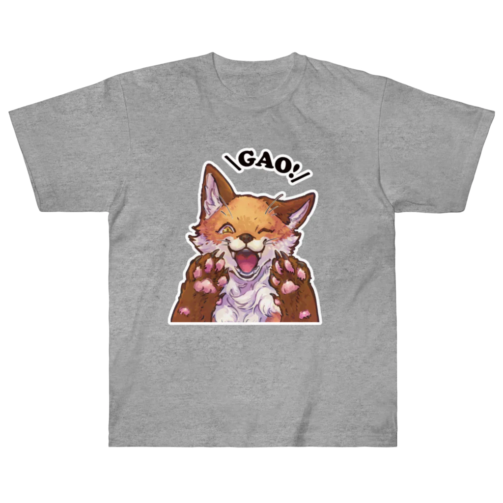 ココハス工房のGAOっとおきつね Heavyweight T-Shirt