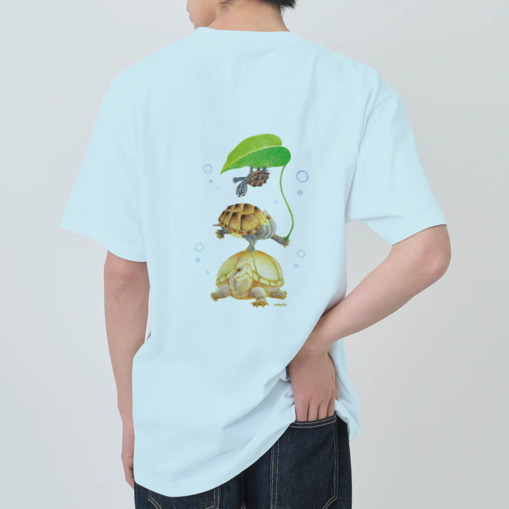 めろんぽっぷのお店だよのミ・シ・ニ♪（背面プリント＆ワンポイント） Heavyweight T-Shirt