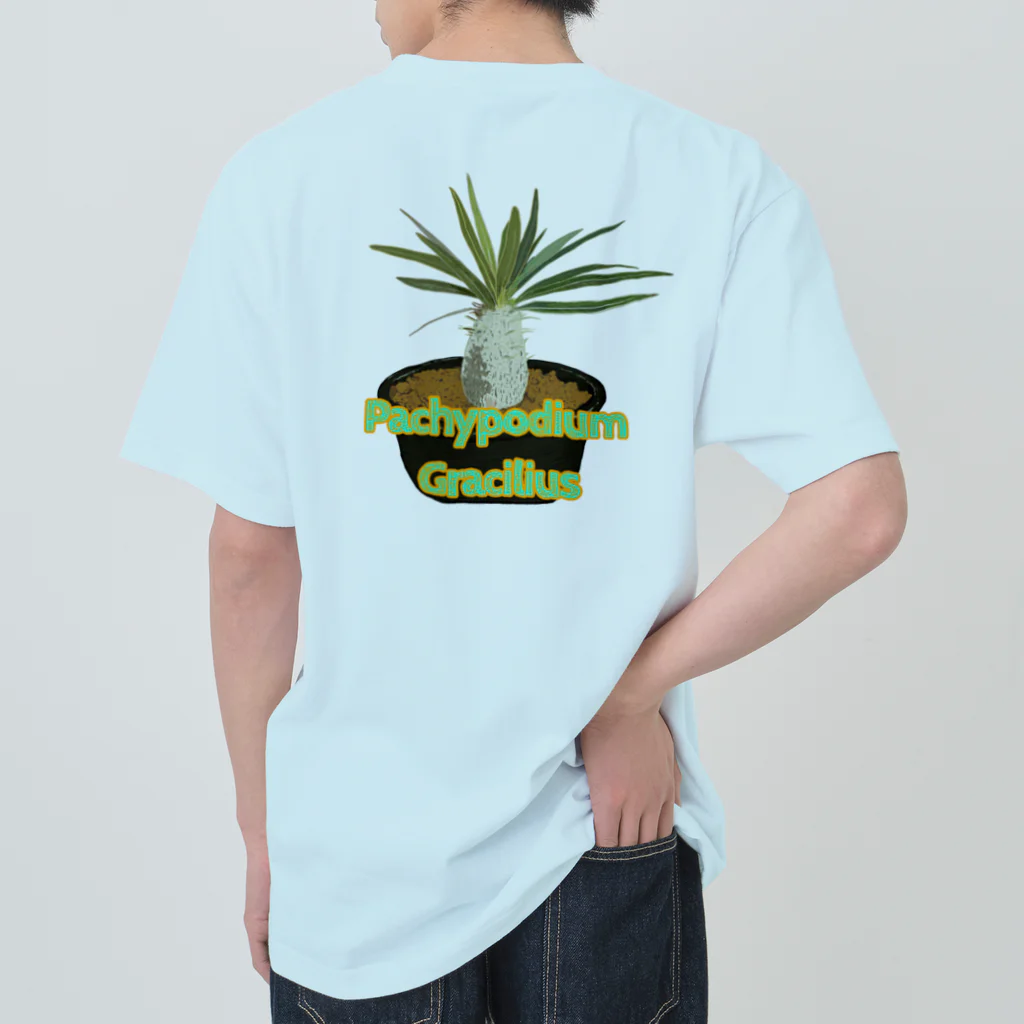 momoのPachypodium Gracilius ヘビーウェイトTシャツ