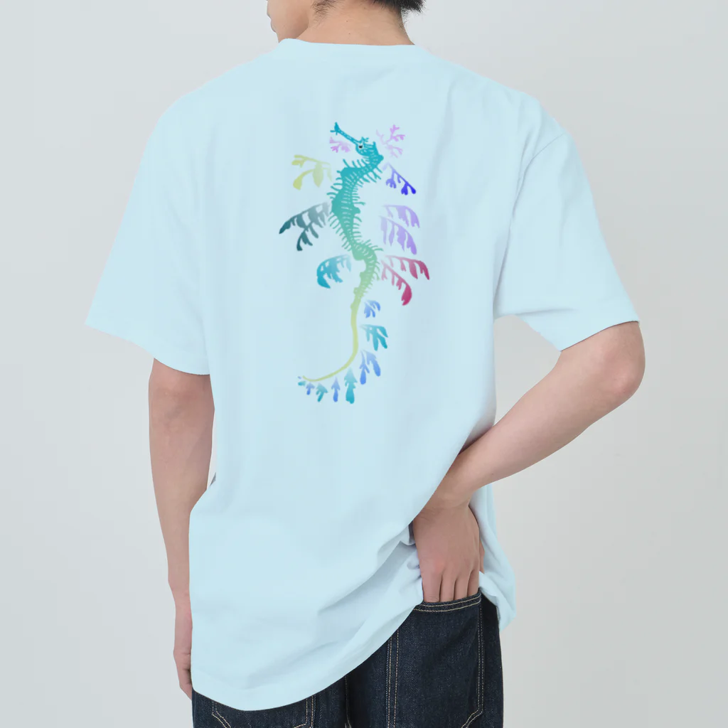 栗坊屋のリーフィーシードラゴン両面プリント（シャツ、パーカーのみ） Heavyweight T-Shirt