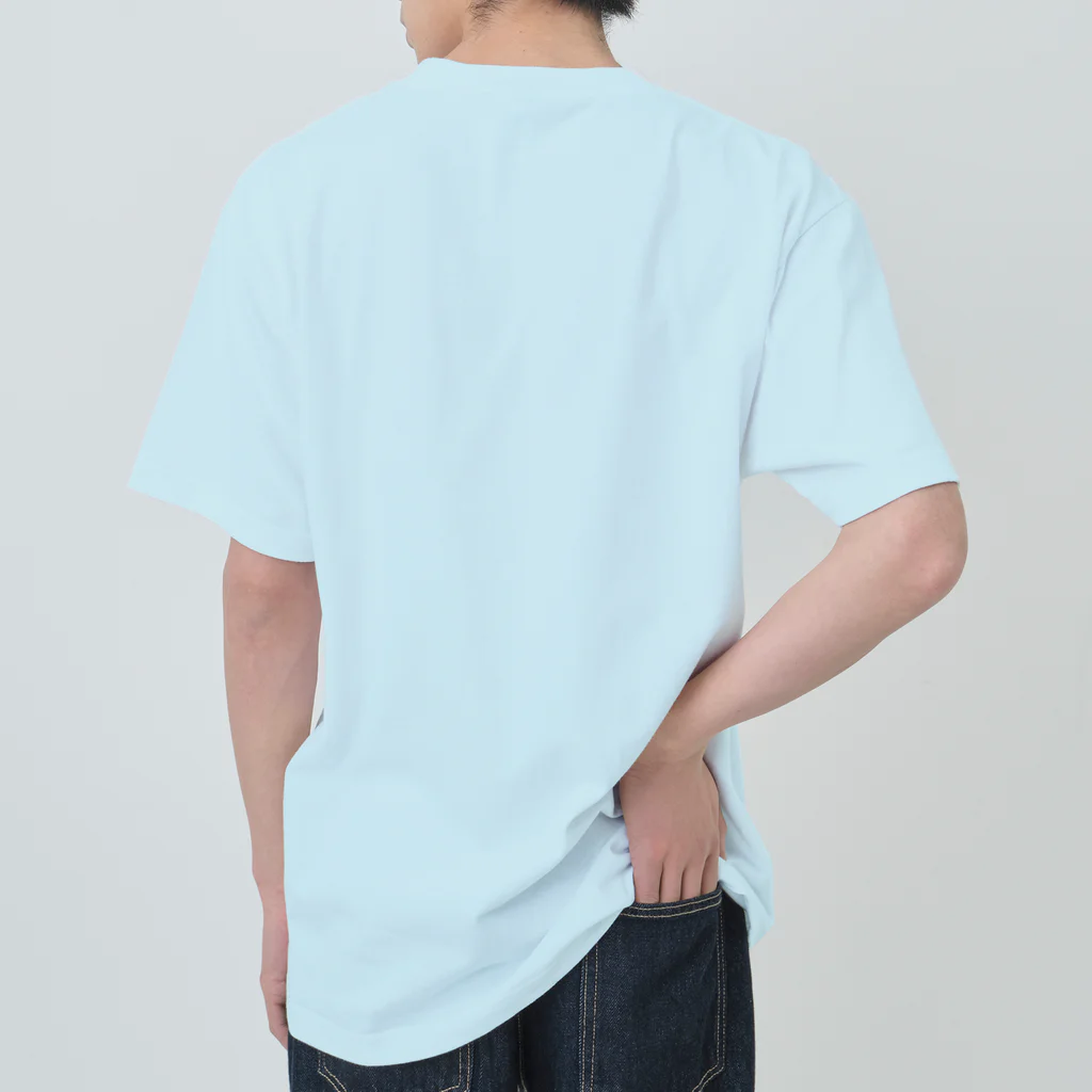 kinoko_ojisanのきのこのおじさんヴィンテージデザイン黒 ヘビーウェイトTシャツ