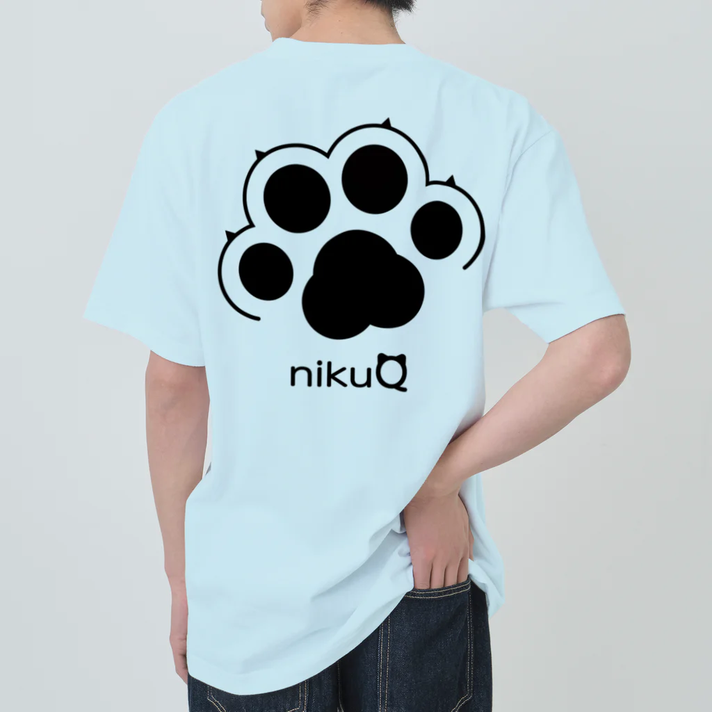 WebArtsの肉球をモチーフにしたオリジナルブランド「nikuQ」（猫タイプ）です ヘビーウェイトTシャツ