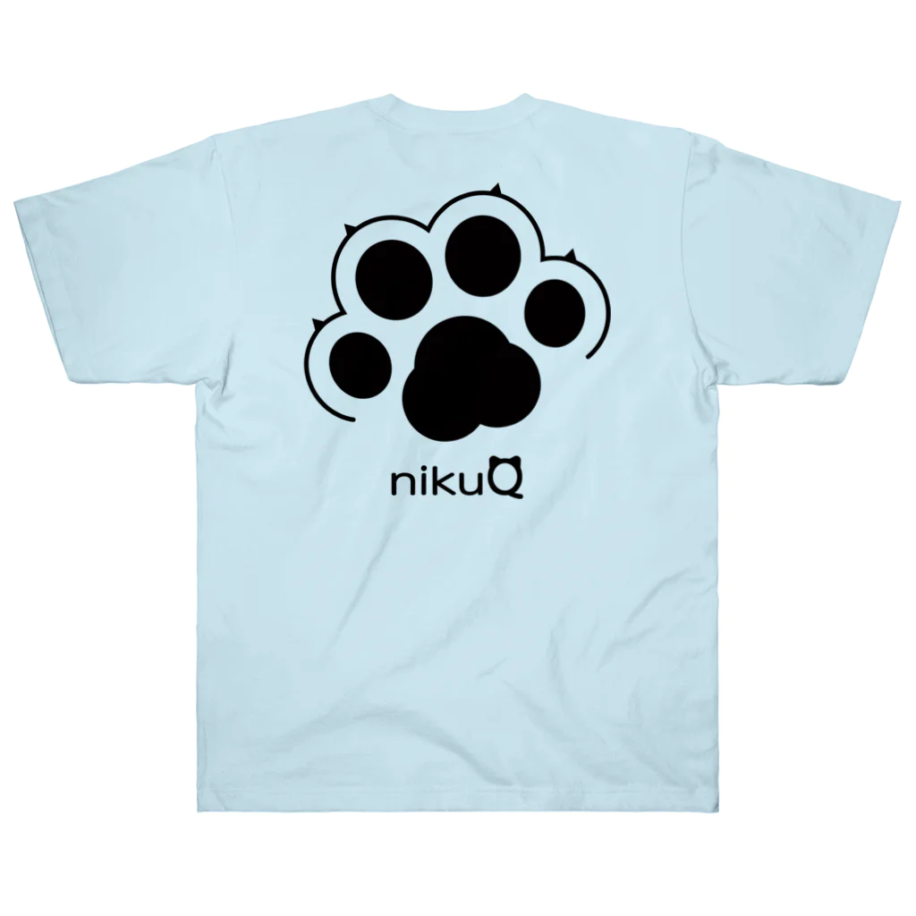 WebArtsの肉球をモチーフにしたオリジナルブランド「nikuQ」（猫タイプ）です ヘビーウェイトTシャツ