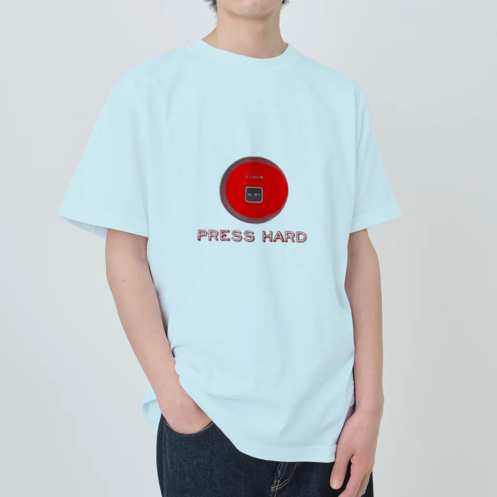 ayatospetrovの非常ボタン　強く押す Heavyweight T-Shirt