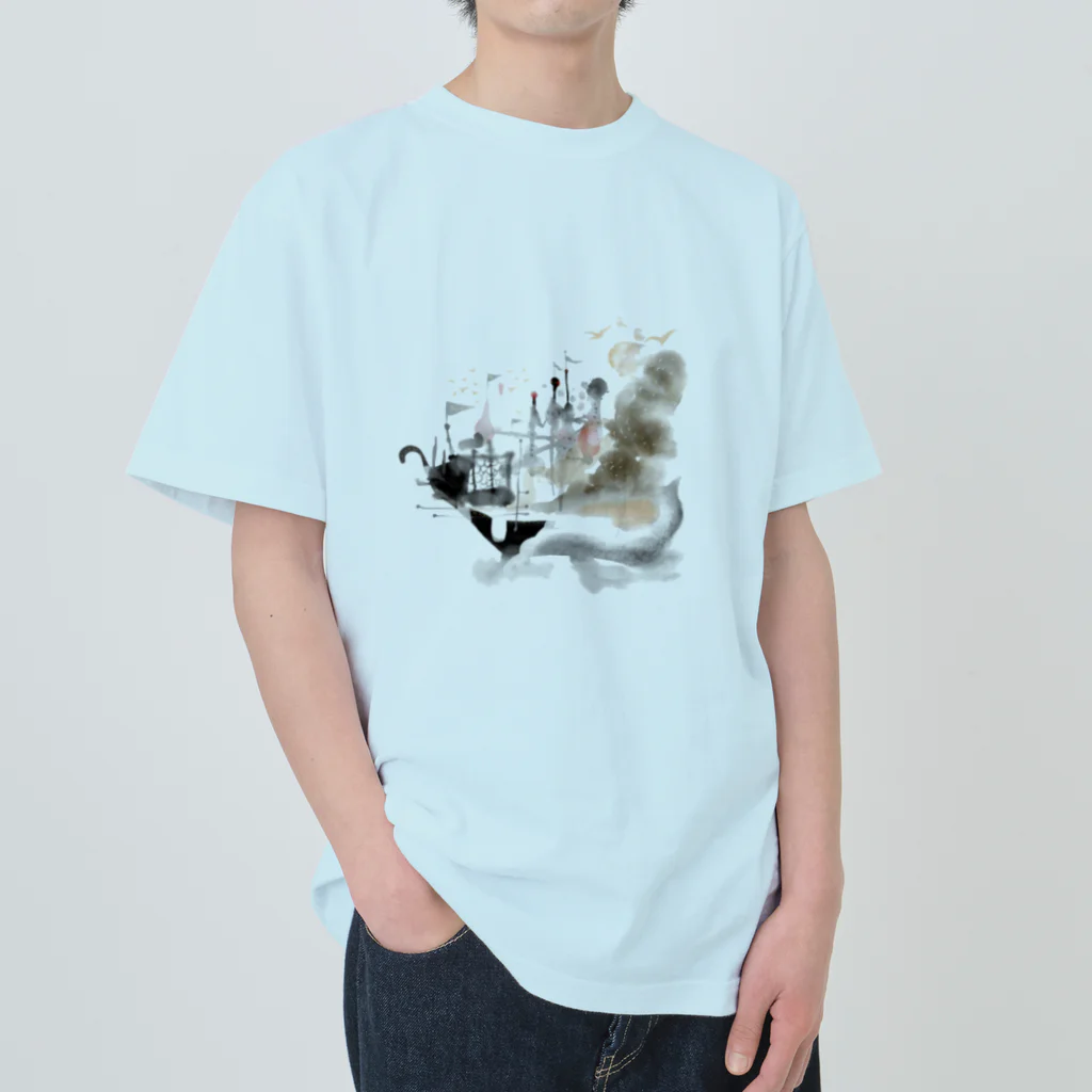 chirukapolkaの船 ヘビーウェイトTシャツ