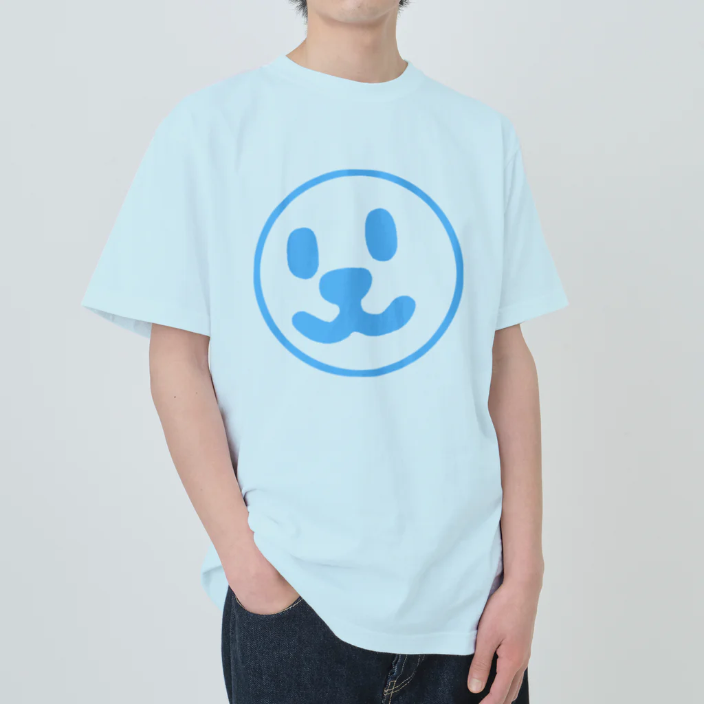 週刊少年ライジングサンズのSmile Face Blue Line Heavyweight T-Shirt