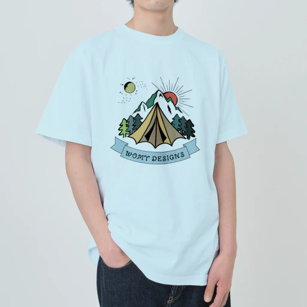 womy designsのMt.tokachi ヘビーウェイトTシャツ