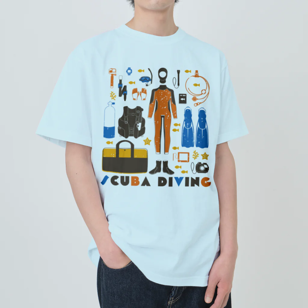 シマノカタチのSCUBA DIVING  Heavyweight T-Shirt