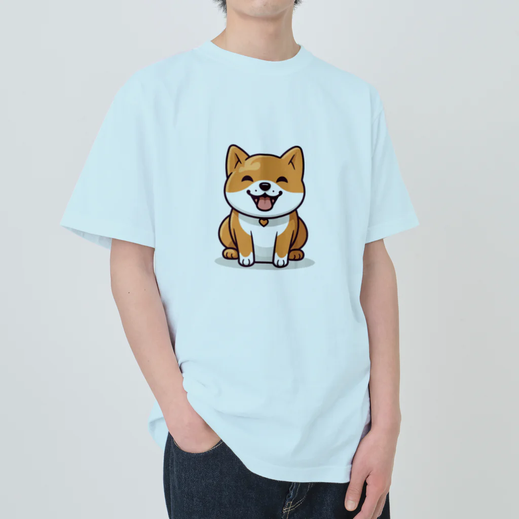 BunnyBloomのShiba Dog Heavyweight T-Shirt