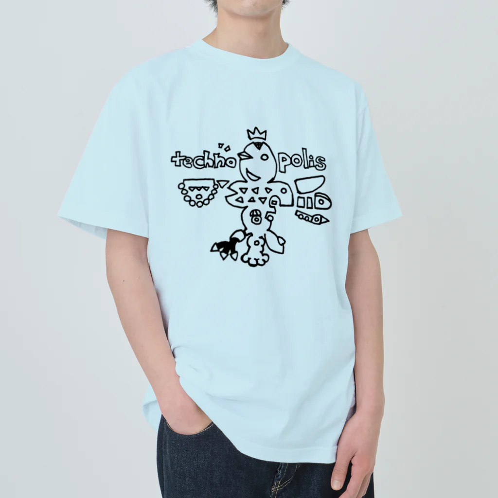 kenryo ai☆のテクノぽりす Heavyweight T-Shirt