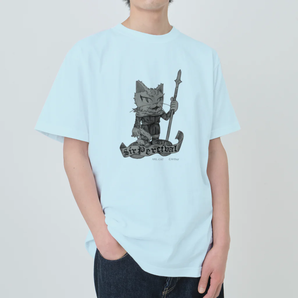 AXL CATのパーシヴァル (AXL CAT) ヘビーウェイトTシャツ