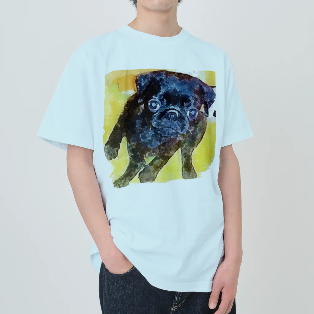 KenHana ハウスのパグ犬　グッズ Heavyweight T-Shirt